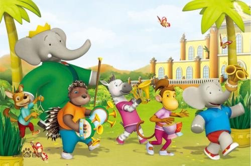 大象巴巴和小象巴豆 Babar and the Adventures of Badou